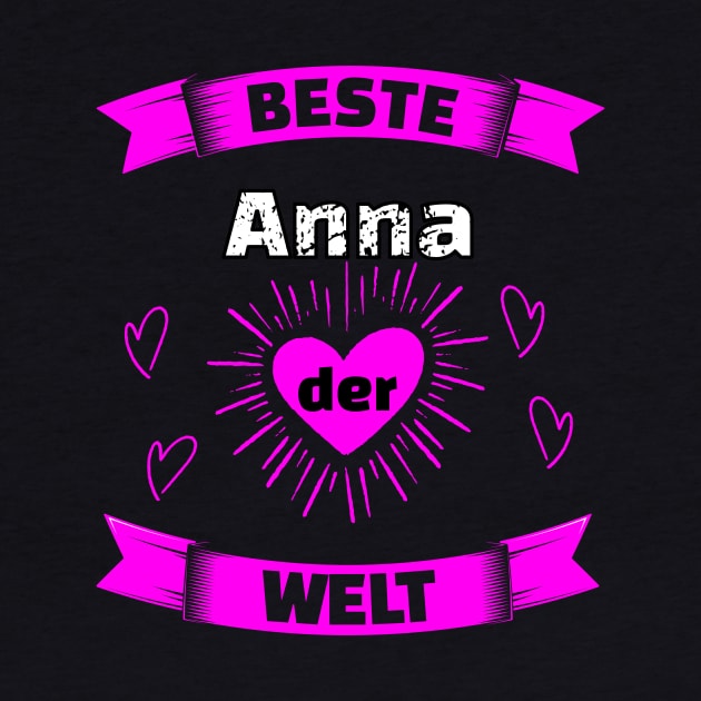 Beste Anna Der Welt Geburtstag Geschenk by SpruchBastler